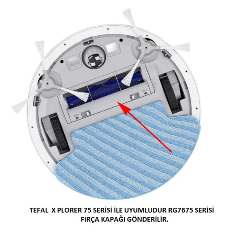 Tefal RG7675 X-Plorer Serie 75 akıllı robot fırça kapağı